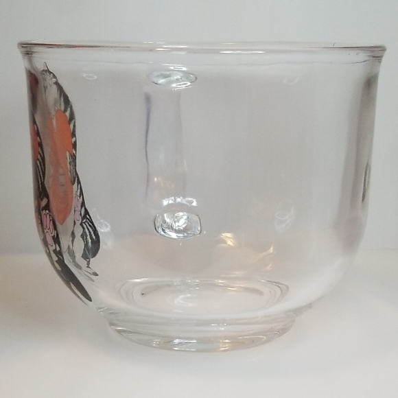 Unique Kliban styled Red Heart I Love You Cat on 16oz. Clear Glass - Picture 7 of 7